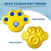 Paws Aboard Doggy Lazy Raft, Puncture Resistant Vinyl Dog Float,