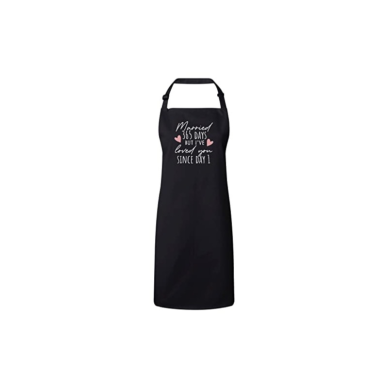 Fabulous Premium-Küchenschürze Schwarz Married 365 Days But Loved You Since