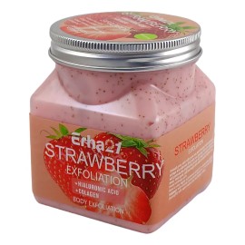 Exfoliante Facial Y Corporal De Fresa, Hidrata Aclara Mancha Fragancia Fresa
