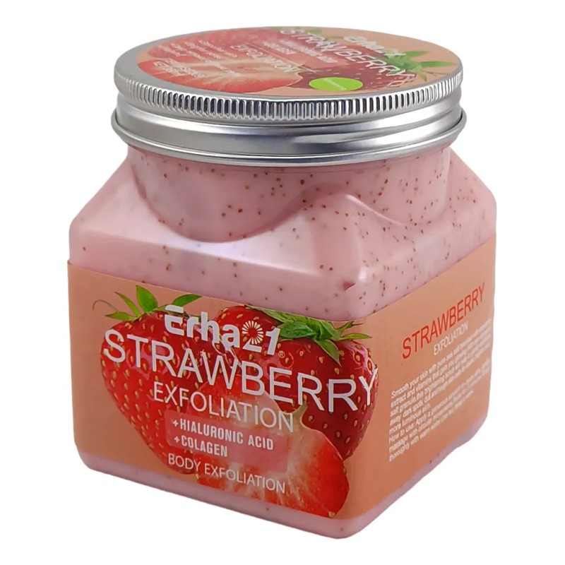 Exfoliante Facial Y Corporal De Fresa, Hidrata Aclara Mancha Fragancia