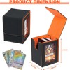IVODEELA Card Deck Box for MTG Commander,Magnetic Card Display Case