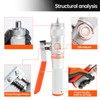 Purseter HVAC Hydraulic SWAGING tool kit for copper tubing Expanding