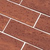 TORURAL 100 Red Faux Brick Wall Tiles, Inorganic Minerals, 3D