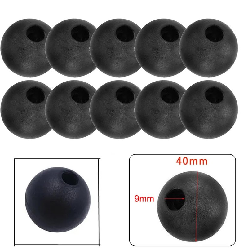 SquEqu 6 Pack Fitness Pulley Cable Ball Stopper Attachment Replacement