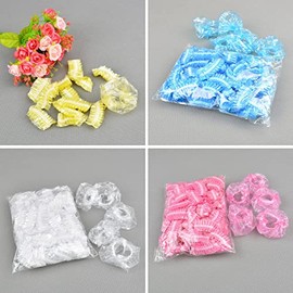 100 fundas desechables para los oídos para la ducha, impermeables, elásticas, para el cuidado de la peluquería, protectores de oídos para el cabello d