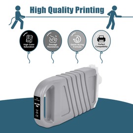 Compatible PFI-2700 Ink Cartridge Photo Black Pigment Replacement for Canon PFI 2700 PFI-2700 Ink PBK Work for Canon imagePROGRAF PRO 2600 4600 6600 GP-2000 GP-4000 GP-4600S GP-6600s Printers (700mL)