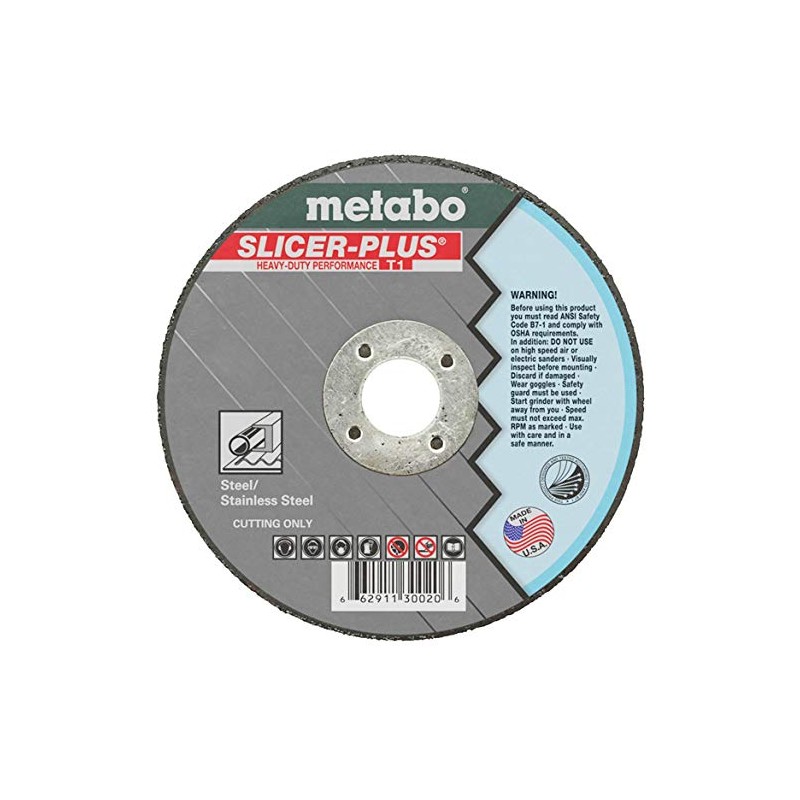 Metabo 4-1/2-inch Slicer Plus Wheel | Type 27 | 4.5"