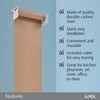 Jumbl 18” Wall Mounted Kraft Paper Dispenser | Hanging Paper