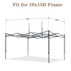 SCOCANOPY Commercial 10x15 Canopy Replacement Canopy Top,Canopy Cover ONLY,Bonus 4