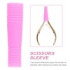 HOLIDYOYO 6pcs Tweezers Protection Scissors Tweezers Cover Eyelash Extension Tweezers