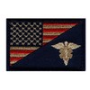 EMT USA Distressed Flag Medic Ems Tactical Hook Patch by