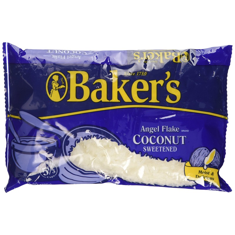 Bakers Angel Flake Sweetened Coconut 14 oz (Pack of 2)