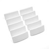10 x Cockspur Window Handle Striker Plate Wedges - White