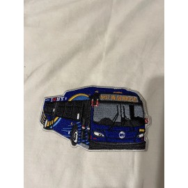 MTA NYCT State Color  Small New flyer Patch.4 1 /2 Inches