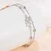 TRUMIGA Pulsera para Mujer, Pulsera de Doble Capa de Estrella