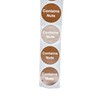 Contains Nuts Food Allergen Labels 1 Inch Round Circle Dots