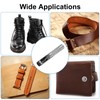 sourcing map 2pcs Leather Round Hole Punch, 12mm Hollow Hole