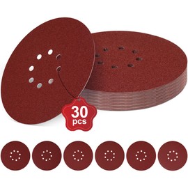 Sandpaper 225 mm Velcro (Pack of 30, 180 Grit)