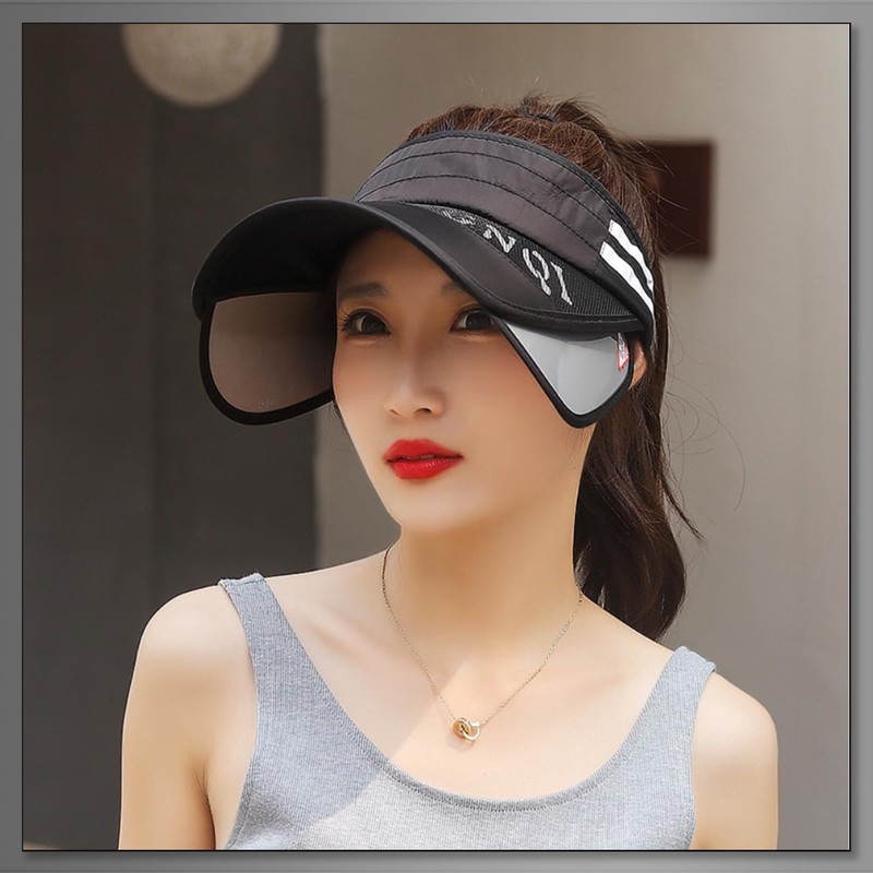 Buzz Selection CAP489 Visor, Sun Visor, Hat, Retractable, Running, Sun