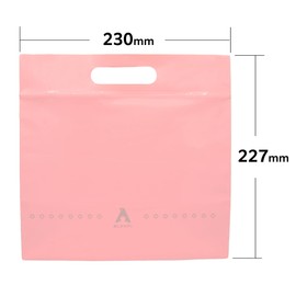 Ashikami Medi Gargle Bag 50-Piece Pack, Etiquette Bags, Vomit Bags, with Handle, Zipper Closure, Free-Standing, Made in Japan, N10028