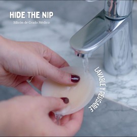ORIZABA Pezoneras de Silicón Reutilizables Cubiertas para Pezones Pegatinas Adhesivas Desechables Levanta Busto Perfecto para La Playa, Bodas y Fiestas Resistentes Al Agua