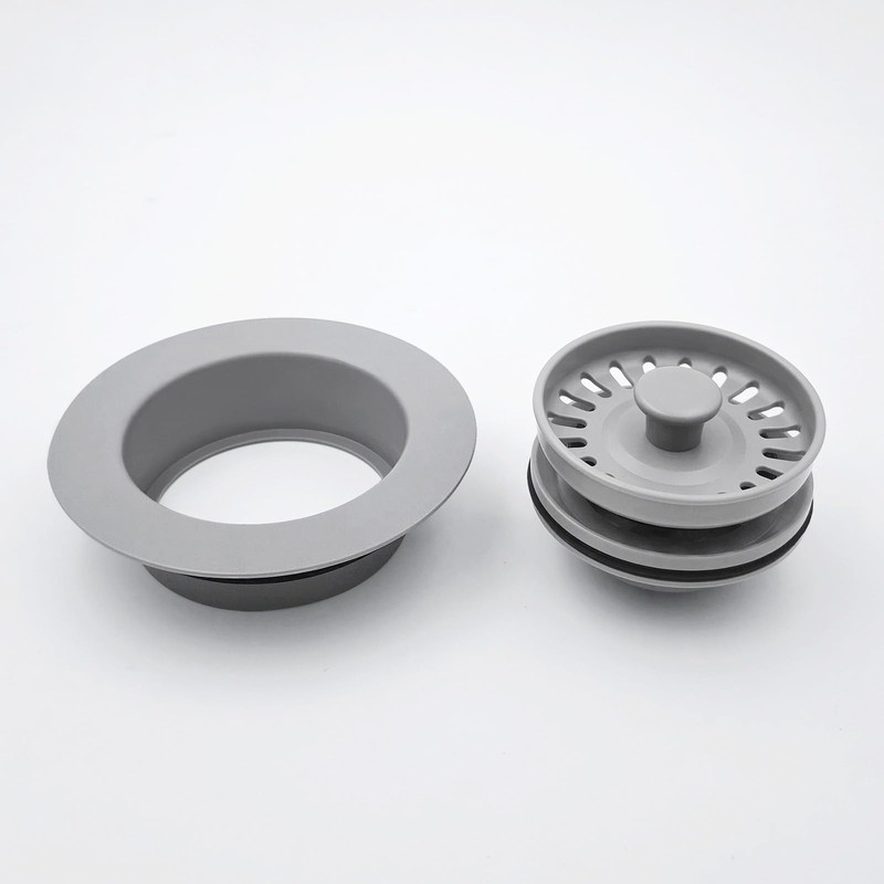 Garbage Disposal Strainer and Stopper with Decorative Disposal Flange in