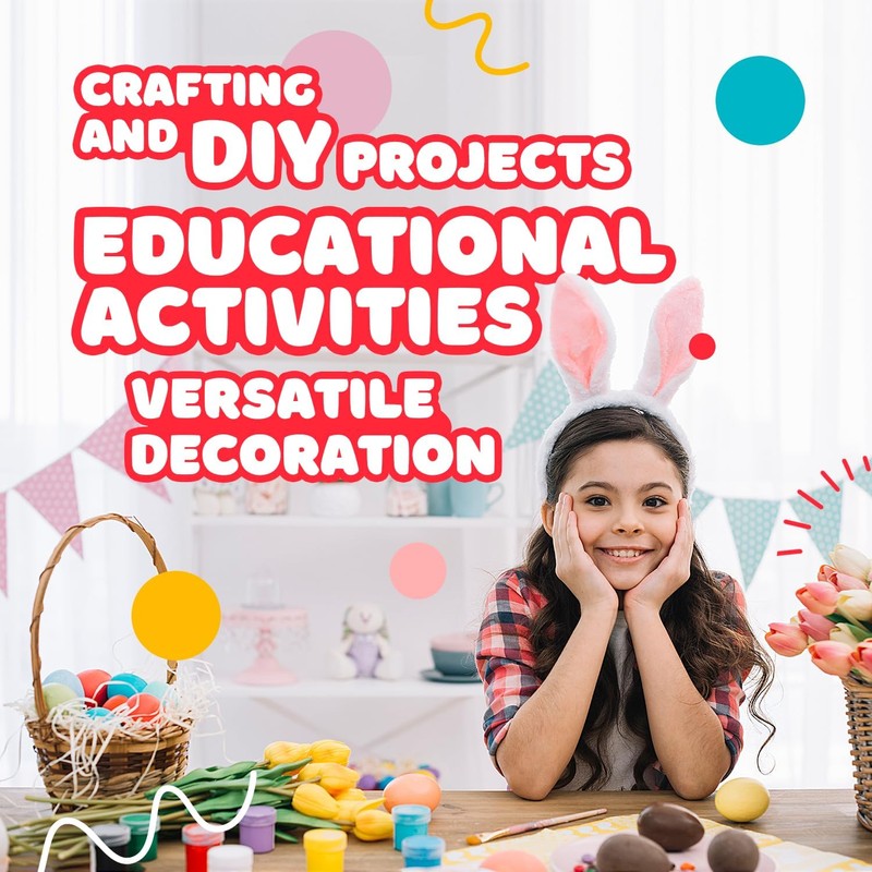 Entervending Easter Eggs 3” - Clear Fillable Plastic Capsule –