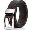 Pierre Cardin 70007 40 mm Wide Black or Brown Leather