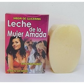 LECHE DE LA MUJER AMADA JABON DE GLICERINA FEROMONAS ATRAE AMOR DOMINADOR
