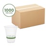Vegware Compostable Clear 12oz PLA Plastic Cold Cups, Case of