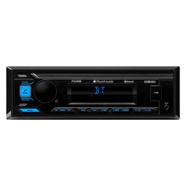Planet Audio Sistema estéreo de Audio para automóvil P350MB: DIN único, Unidad Principal de Audio y Llamada Bluetooth, MP3, Audio USB, Carga USB, Entrada AUX, Receptor de Radio Am/FM