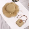 Jesustree Straw Hat, Women's Foldable Sun Hat, Summer Breathable Floppy