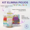 Kit Elimina Piojos, Shampoo, Lendrera, Repelente, Testalin-k