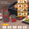 500ft Wireless Meat Temperature Meter High Accuracy LCD Backlit Temperature
