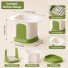 Multifunctional Vegetable Slicer for Kitchen Prep – Hand Press Chopper