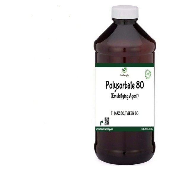 Polysorbate 80-100% Pure Oil Soap Making Supplies Bath Body Tween 80 T-Maz 80 (4 oz)
