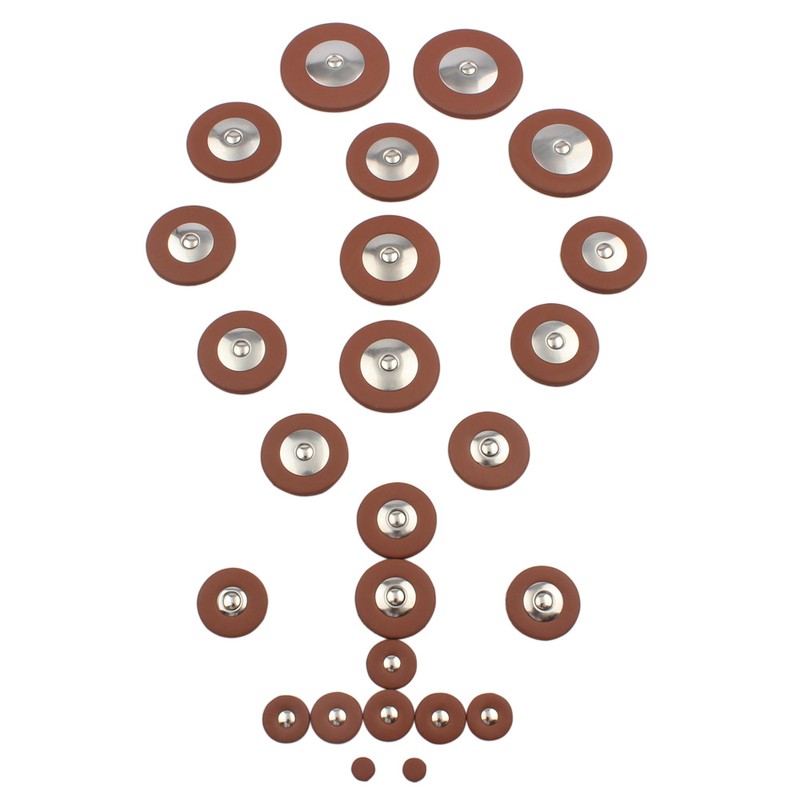 25pcs Sax Leather Pads Replacement for Tenor Saxophone