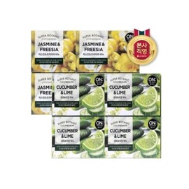 On the Body Super Botanic Soap 80G x 4 (16 total) (Choose 2 types: Jasmine/Orange Lime) / 온더바디 슈퍼보타닉 비누 80G 4입 x 4개 (총 16개) (자스민오이라임 2종 택