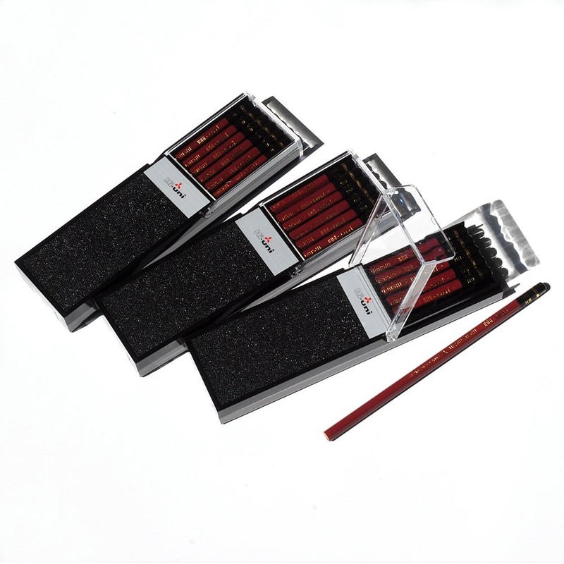 Mitsubishi Pencil HU2B Hi-Uni 2B, 1 Dozen Pencils