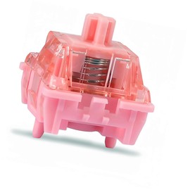 BOYI 66Pro Rapid Trigger Magnetic Switch,Factory Pre-lubed Freely Setting 30gf 5-Pin Linear Switches,for Hall Effect Magnetic Mechanical Gaming Keyboard Strawberry Pink Magnetic Switch,35pcs