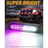 1200T Emergency Strobe Grille Lights 8pcs 12 LED Sync Safety