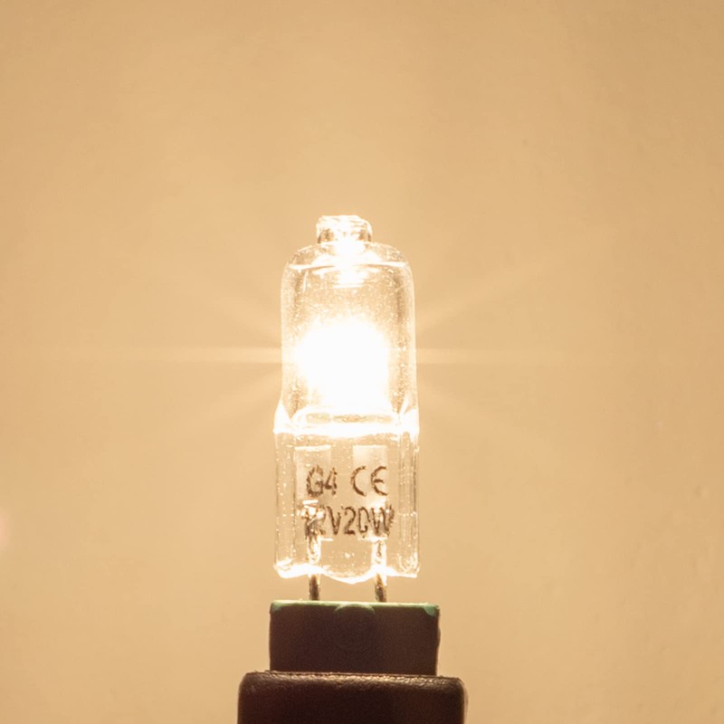 YBEK G4 Halogen Bulbs 20W 12V T3 JC Type 2