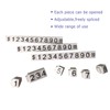 Price Tag Cube Adjustable Assembly Number Angled Pricing Counter Display
