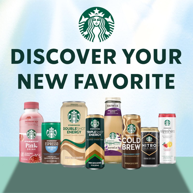 Starbucks Iced Energy Drink, Blueberry Lemonade, Zero Sugar Energy Drink,