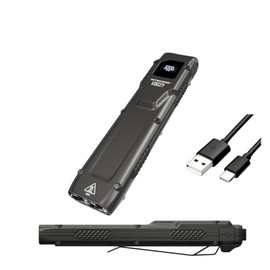 Nitecore EDC27 エブリデイキャリー 充電式懐中電灯 - 3000ルーメン Eco-Sensa USB-C充電ケーブル付き
