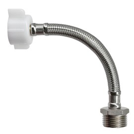 OBQSNS 6 Inches Hose Extension- 7/8 Male to 7/8 Female Ballcock,Connector to Toilet Tank,Stops Leaks & Fits Bidet Sprayer/Tank Adapter,Compatible With TOTO Series Washlet