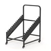 WYJREES Tile Sample Display Rack, 12-Tier Rolling Tile Display Stand