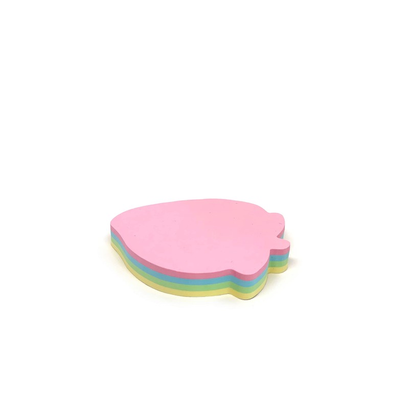 GUMTAPE Strawberry Shaped Sticky Notes 76 mm x 76mm, 4