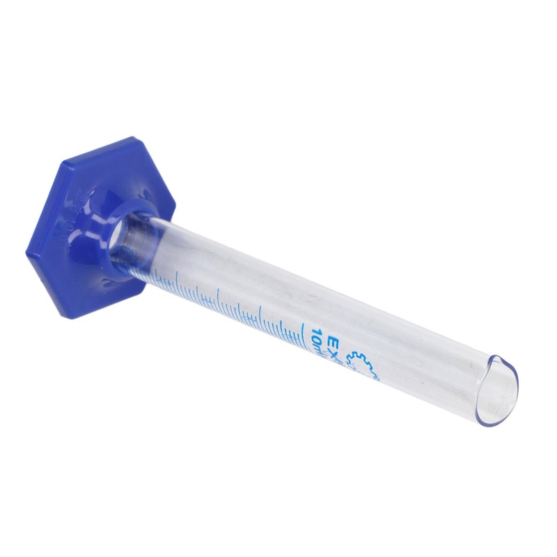 10PCS 10mL Measuring Cylinder Glass Graduated Cylinder Set Laboratory Experiment