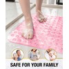 HITSLAM Non-Slip Shower Mat, 53 x 53 cm, Non-Slip Shower